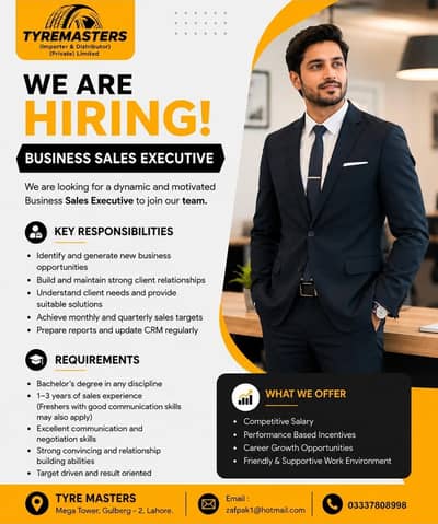Sales Executive / Salesman /Order Booker