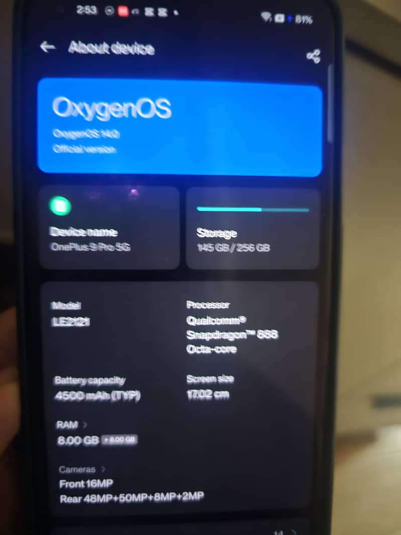 One Plus 9 Pro 5