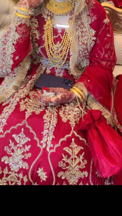 Elegant Mehroon Bridal Lehenga – Wedding Wear