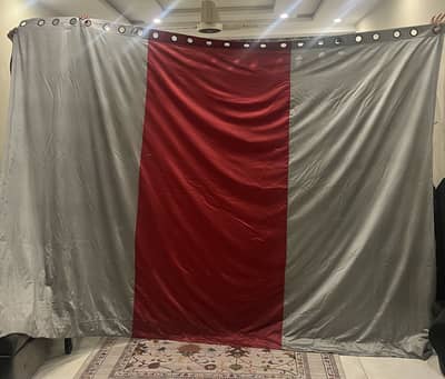 Sateen silk curtains in best condition