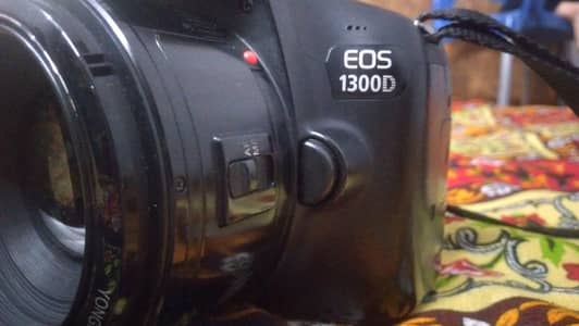 Canon EOS ¹3⁰⁰D rebel t⁶ with lens ⁵⁰mm