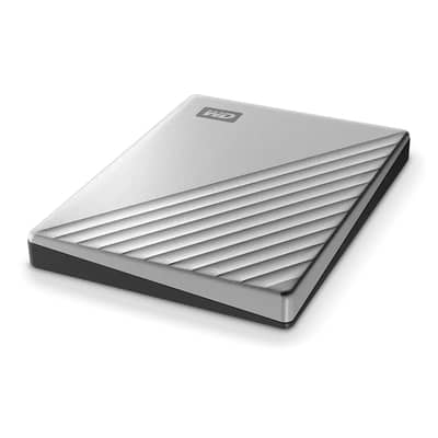 WD My Passport Ultra 5TB External Hard Drive for Mac (Silver) - Type-C