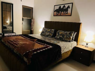 1BED FURNISH APARTMENT AVAILABLE DAILY BASIS FOR RENT IN ISLAMABAD E11 2