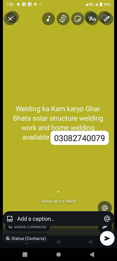 welding work available ha solar structure welding work available