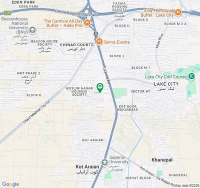 3 MARLA RESIDENTIAL PLOT FOR SALE IN B -BLOCK -AL-KABIR TOWN PHASE 2.