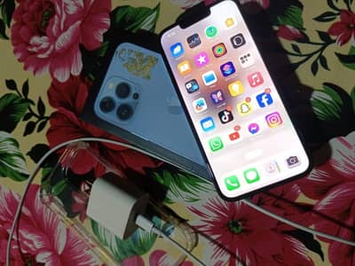 iPhone 13pro PTA approved 10by10 condition with full Box for sale