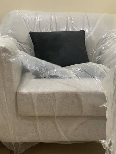 Greige color sofa set