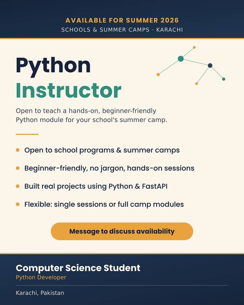 Python Programming Language Instructor 0