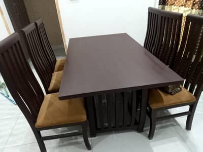 6 Seater Dining Table for Sale - Excellent Condition |Urgent Sale