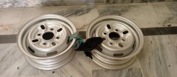 MEHRAN CAR NEW RIM LUSH CONDITION 2 pieces