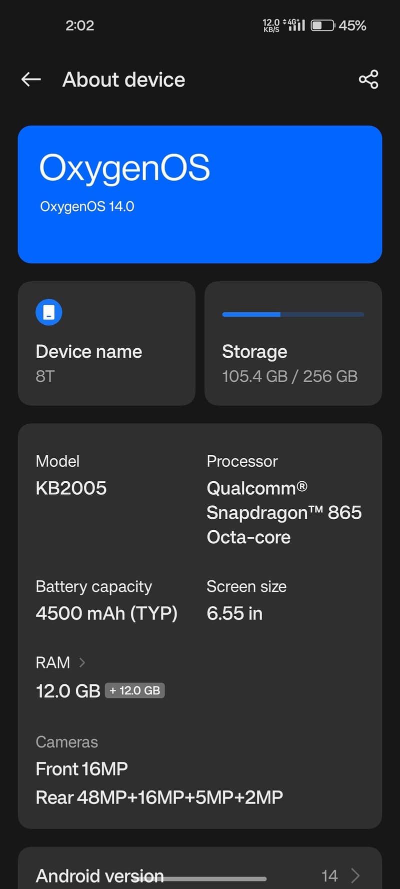 One Plus 8T 8