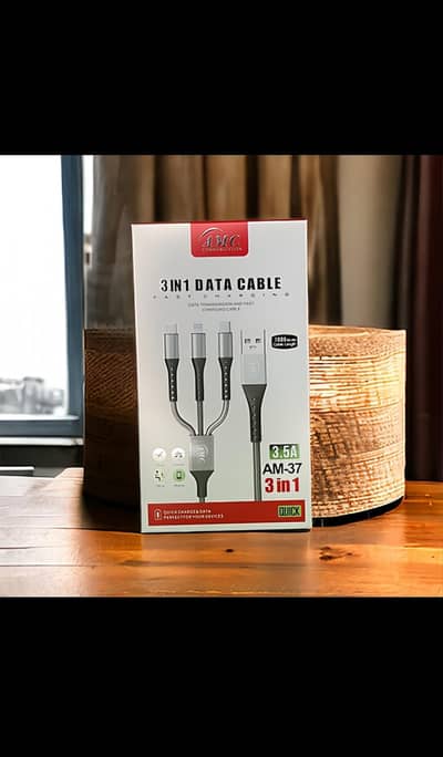 3 in 1 DATA CABLE FAST CHARGING