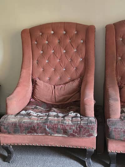 Wing sofas set