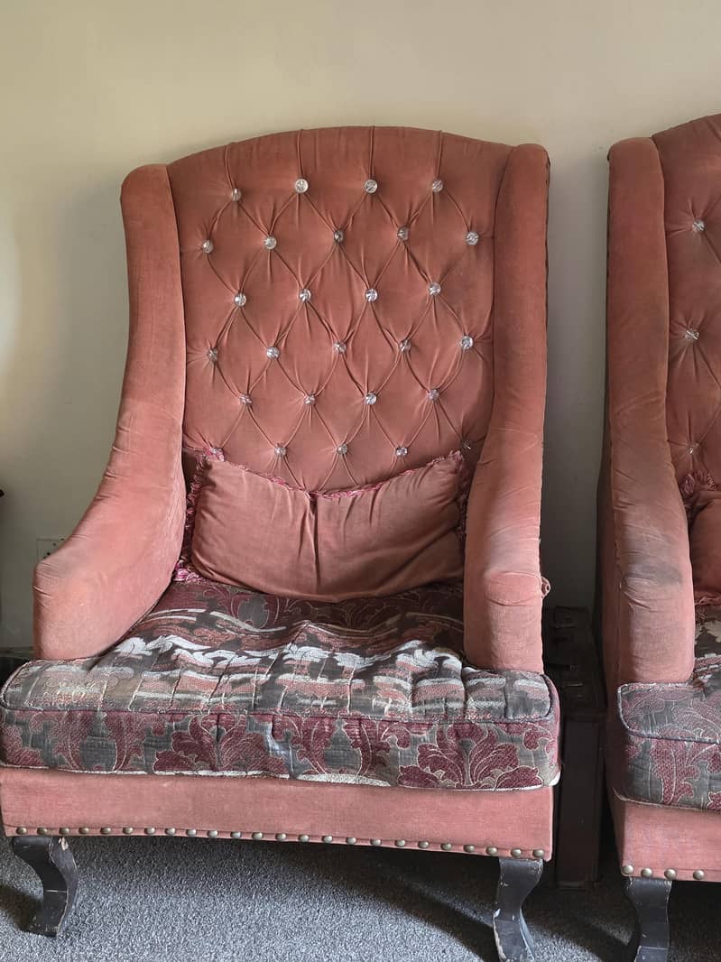 Wing sofas set 0