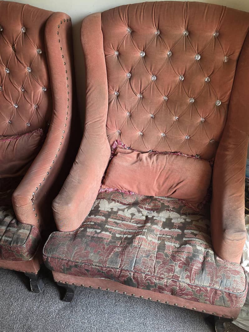 Wing sofas set 1