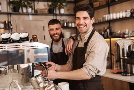 Trained barista required who will also punch orders