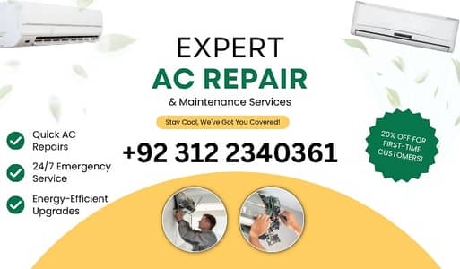 AC Service AC Repair Installation DC Invrter Card Repair Fridge Repair