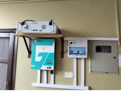 Running Solar Inverter and Lithium Battery for Sale on 1st Good Offer