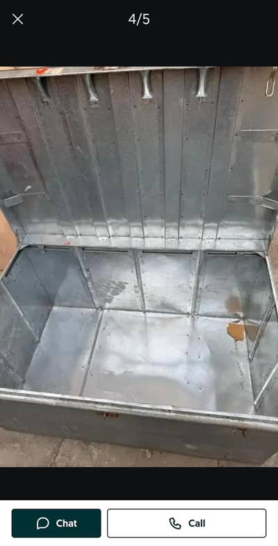 metal storage Trunks, good condition