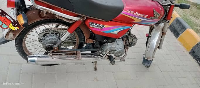 Honda CD 70 bike, Kpk registered, 1st owner