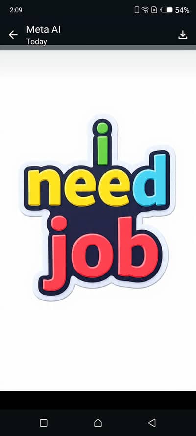 I need job