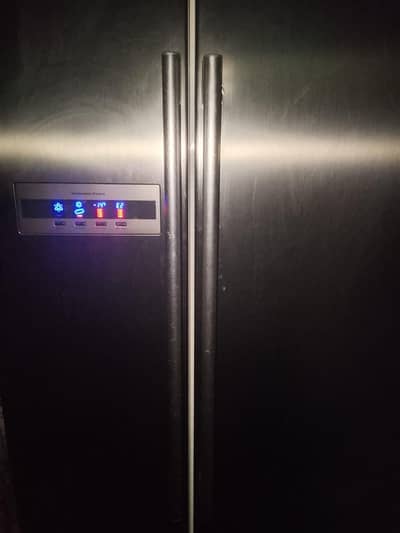 Haier double door non inverter fridge