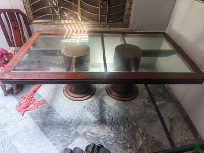 Dinning table with 7 chairs