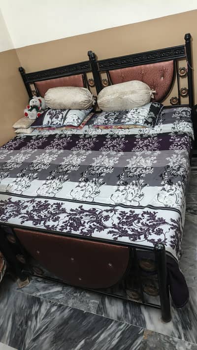 iron single bed 2 piece