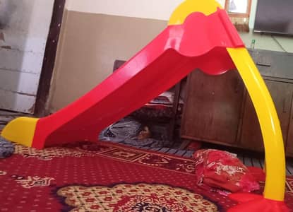red yellow slide