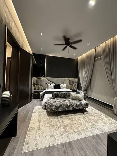 10 Marla brand new furnished lower portion available for rent talha block bahria town Lahore