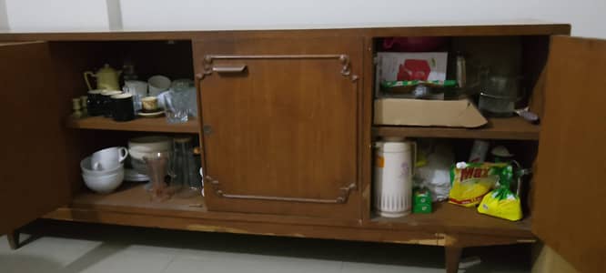Heavy Duty Wooden Storage Cabinet – Solid Wood
