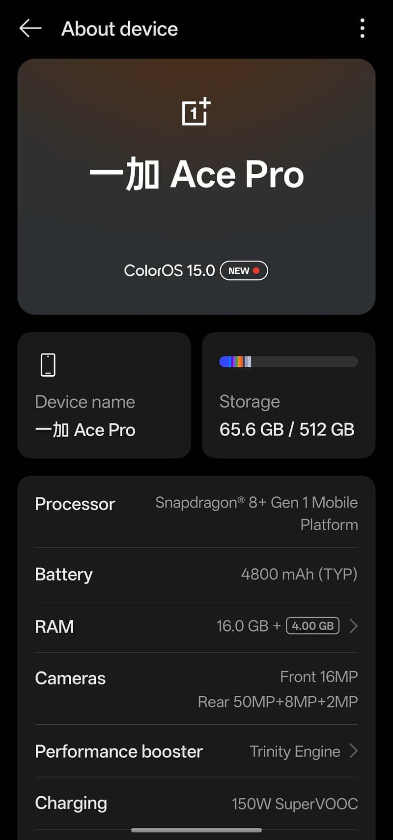 One Plus Ace Pro 9