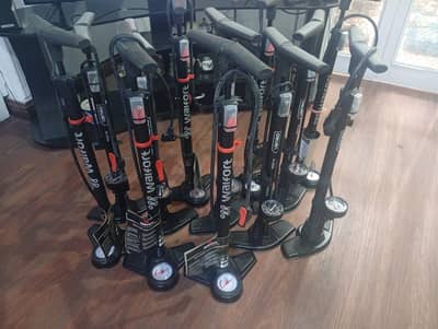 Premium Quality Bicycle Air Pumps with analogue and Digital guage.