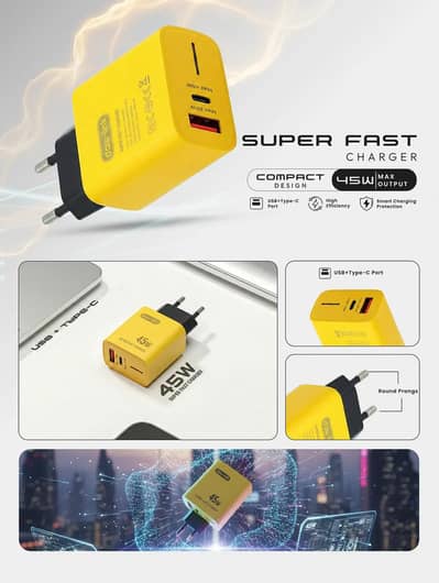 120W Mini Usb Charger With Digital Temp Display