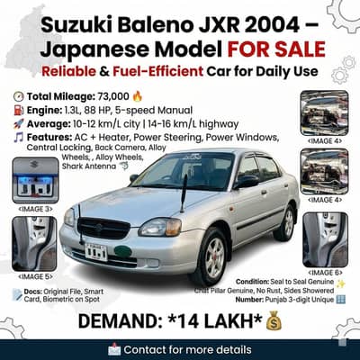 Suzuki Baleno JXR (Japanese Model)
