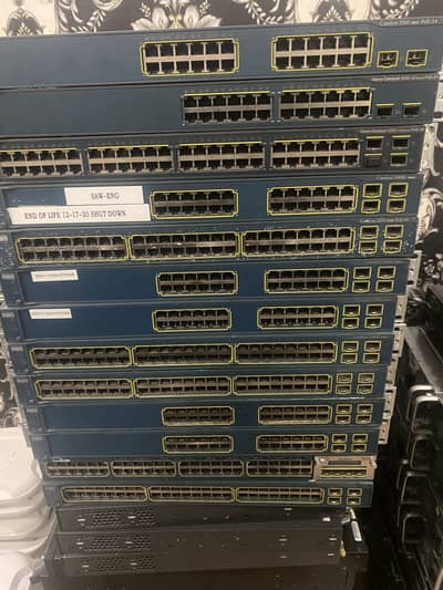 Fresh import Cisco switch 2960X 3560G X 3650 3750G X 3850 available