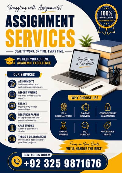 Professional Assignment Writing Services – Quality Work, On-Time Deliv