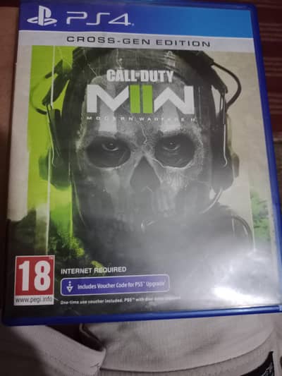 call of duty MW2 PS4 game