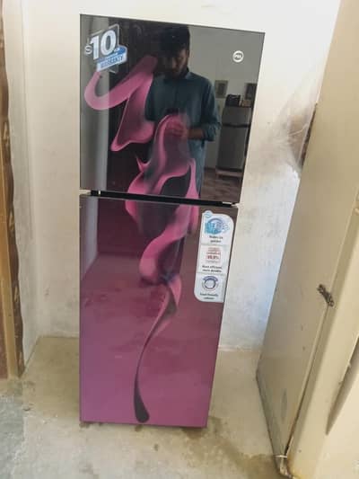 PEL Glass Door Refrigerator - Purple Blaze