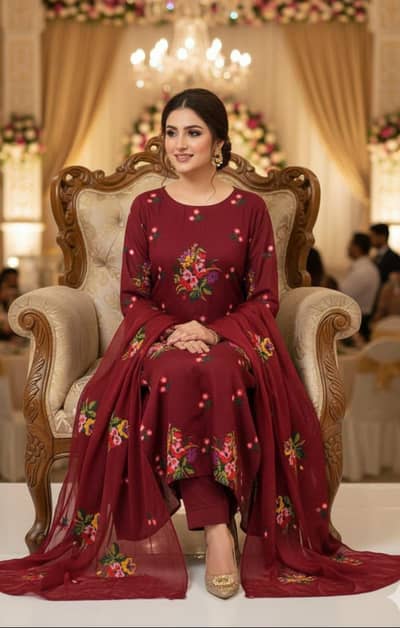 Trending cotton /lawn hit collection 03pcs