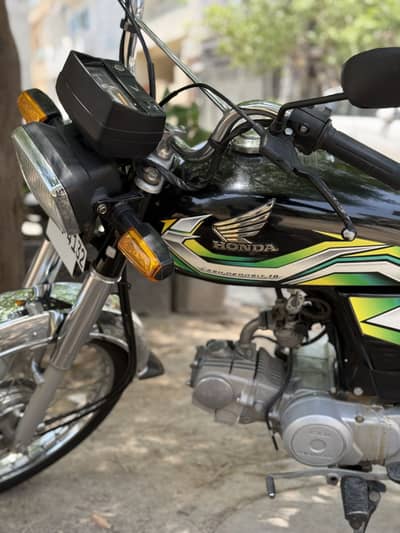 Honda CD 70 Black Colour August 2023 model