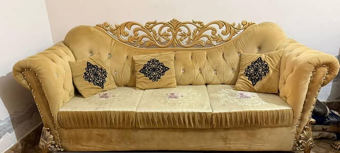 Pure Wooden Sofa deco paint