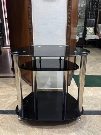 Modern Glass TV trolley
