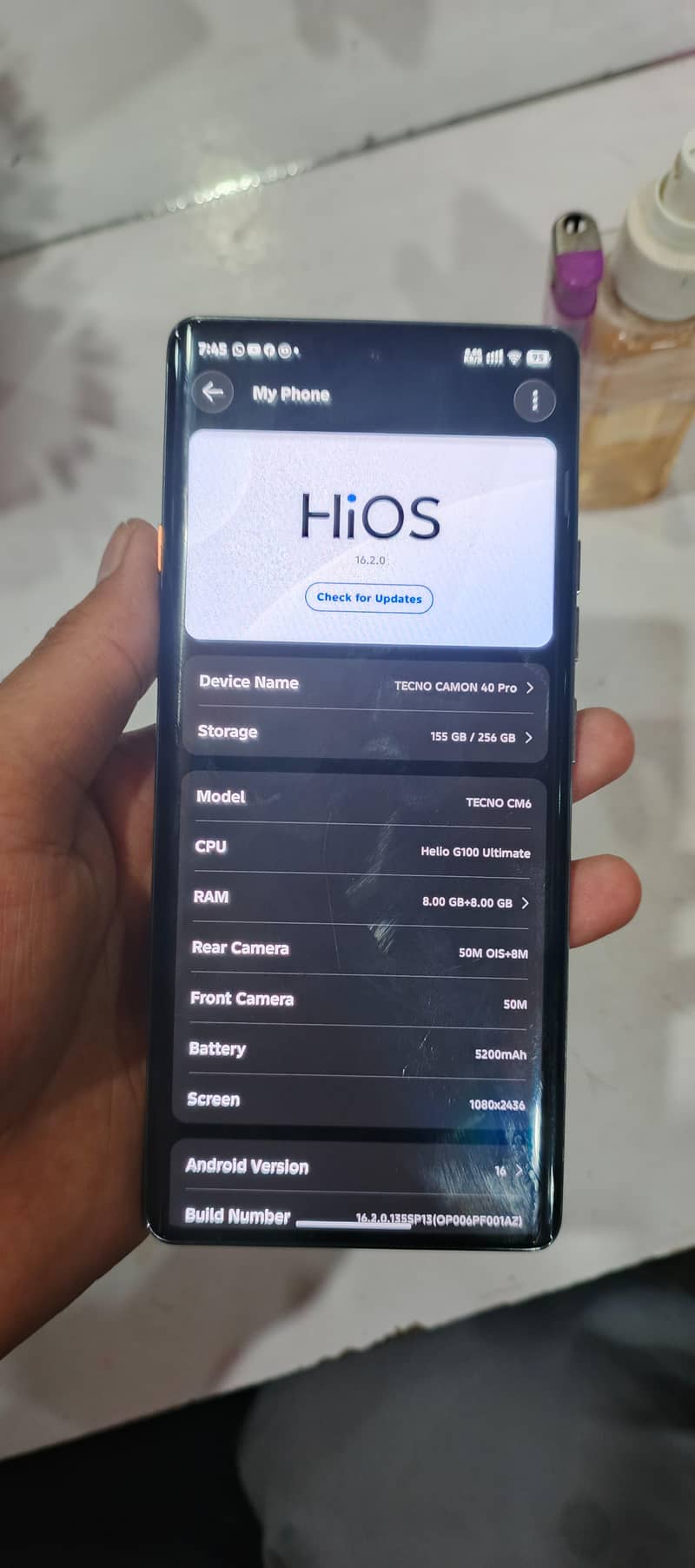 Tecno CAMON 40 Pro 6