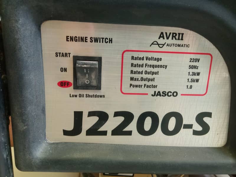 Jasco Titanium portable generator 3