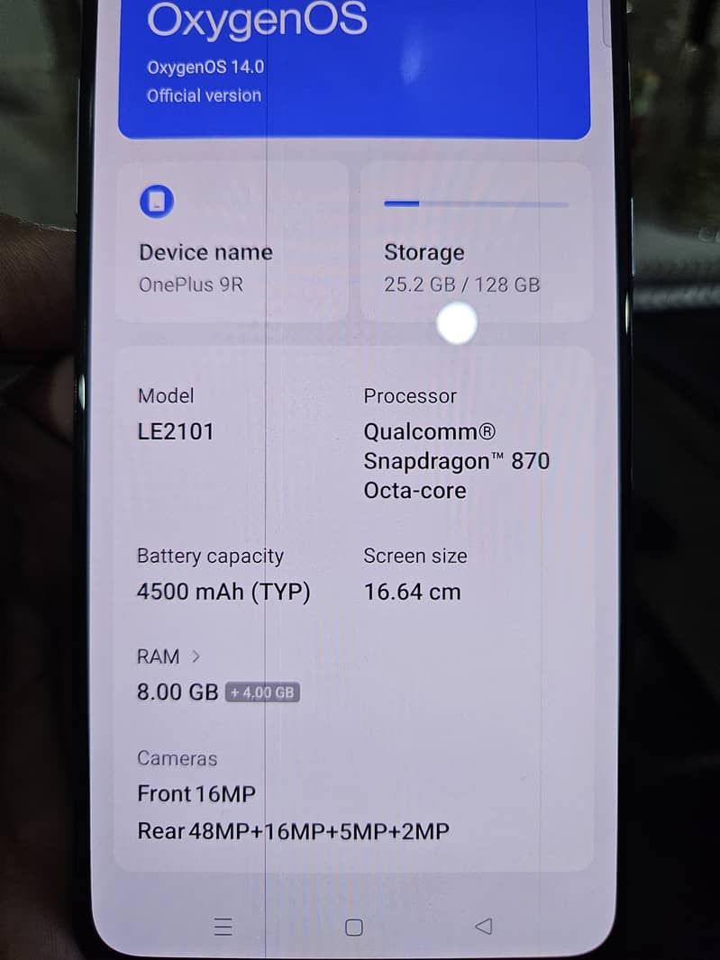 One Plus 9R 3