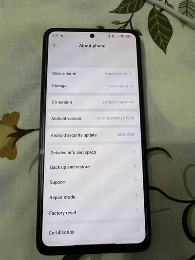 Xiaomi Redmi Note 14