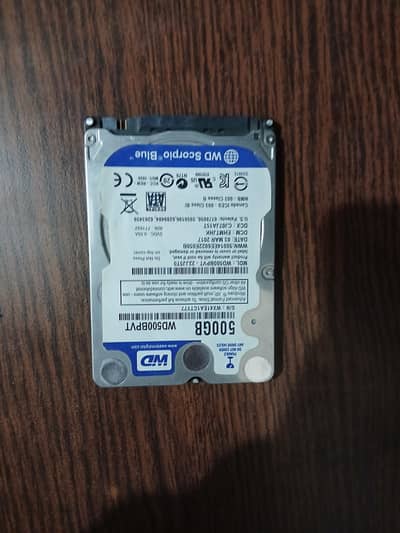 500 GB HDD with games for sale