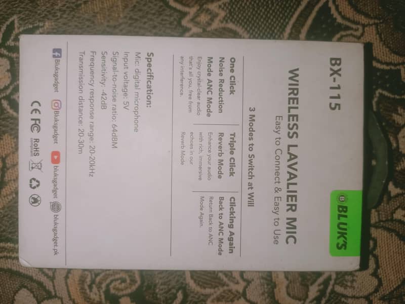 BLUKS wireless mic  1