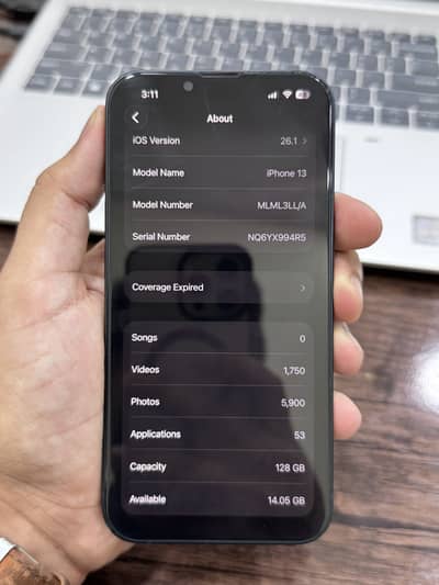 Apple iPhone 13 Sim Locked JV 128 GB